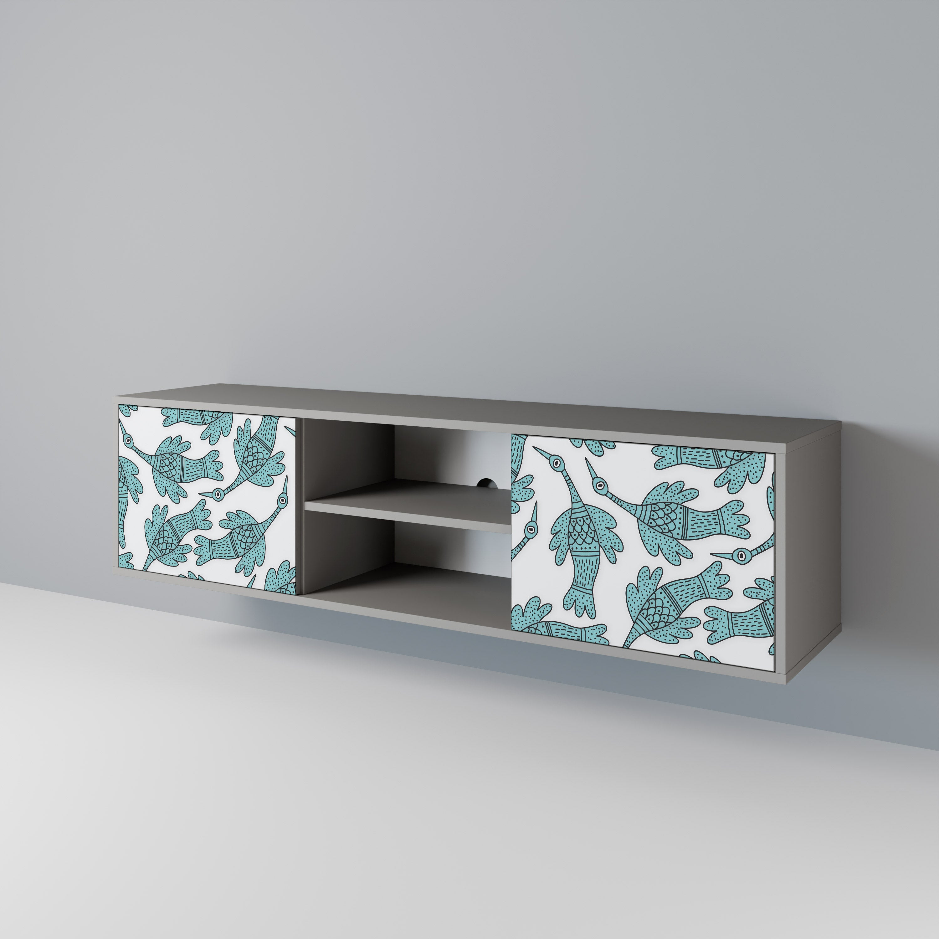 WATERSPOUT SONGIBIRD 2-Door TV Cabinet