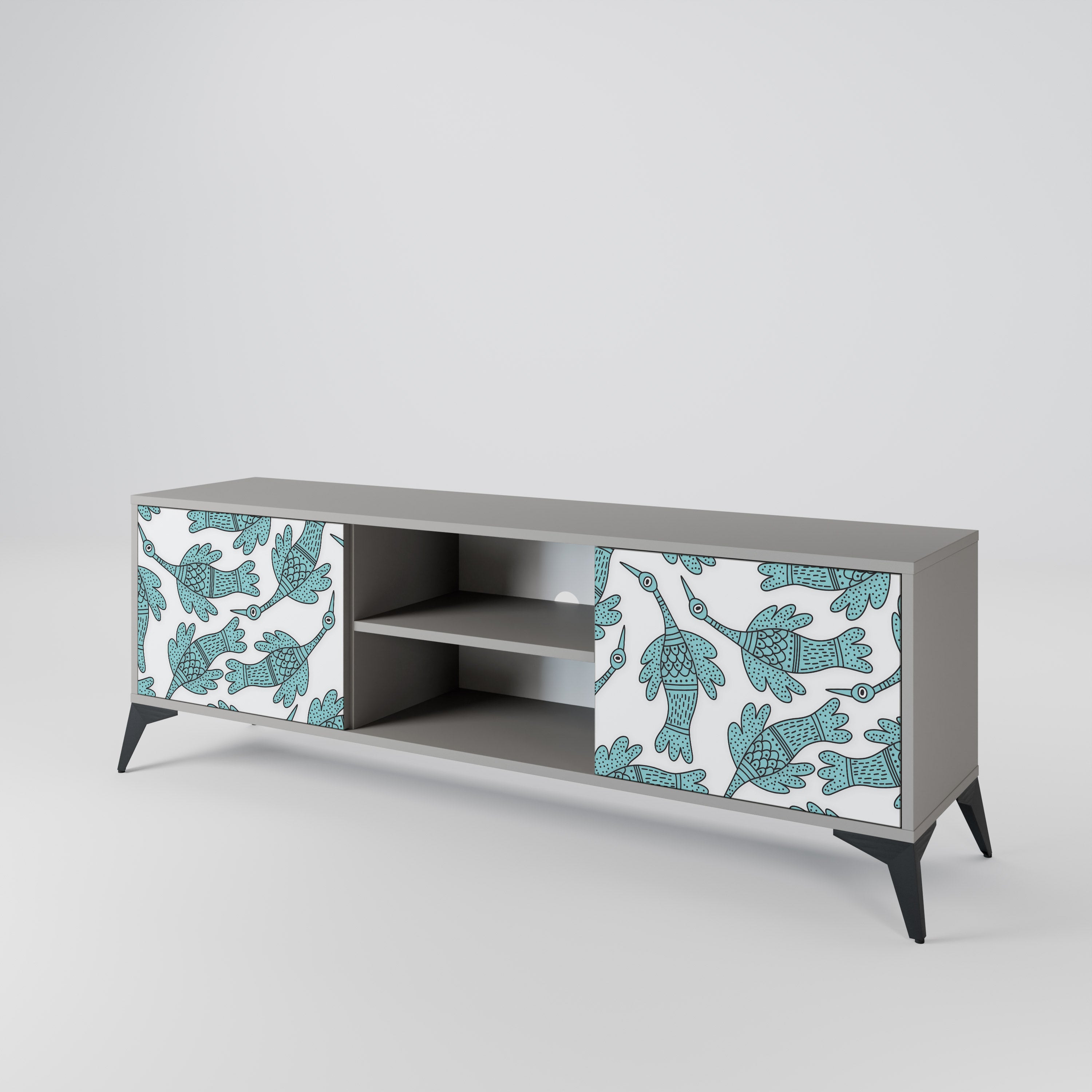 WATERSPOUT SONGIBIRD 2-Door TV Cabinet