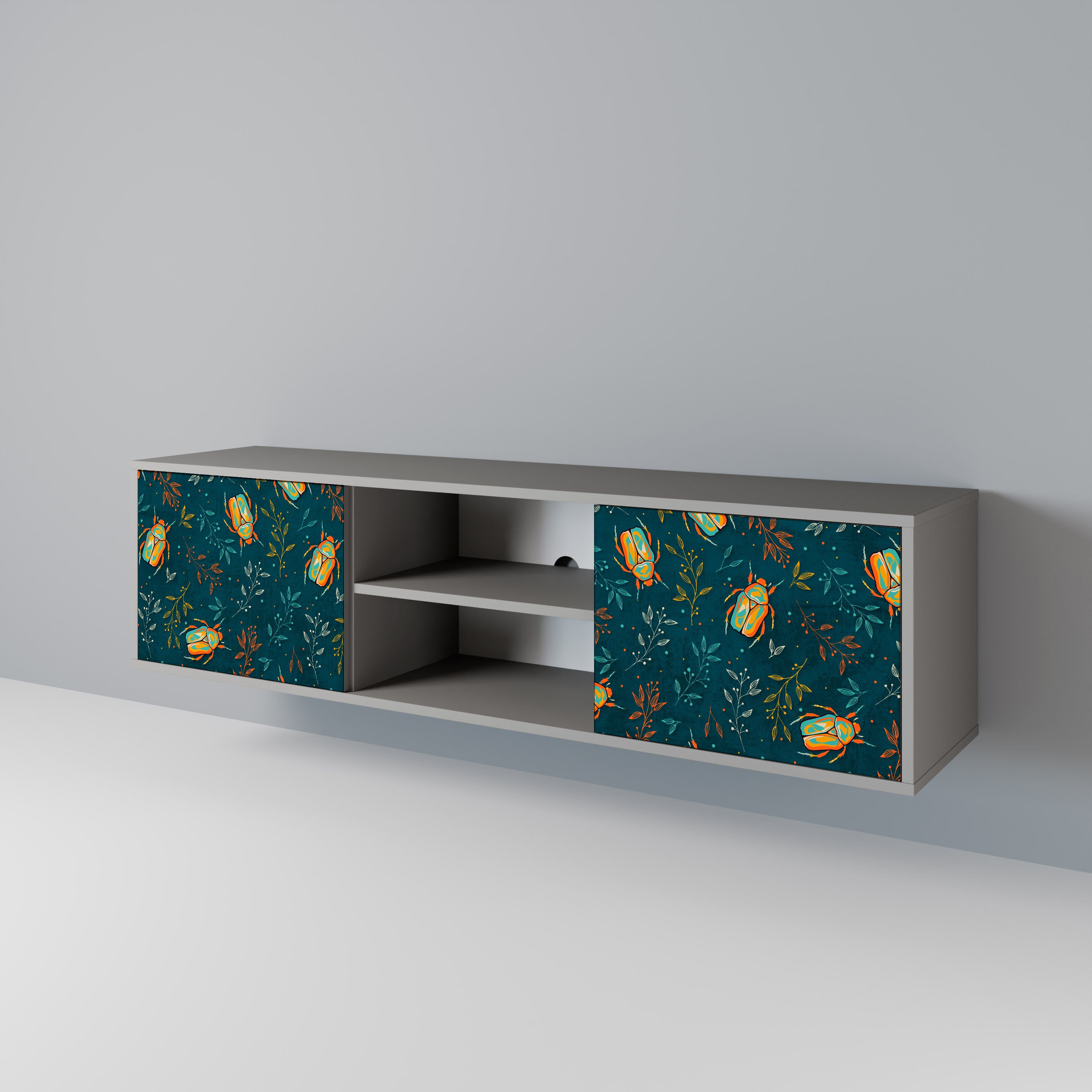 AUTUMN INSECTS 2-Door TV Cabinet