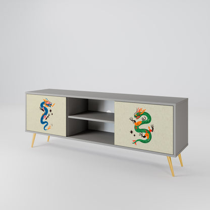 MYTHOLOGICAL CREATURES Dvoudveřový TV stolek