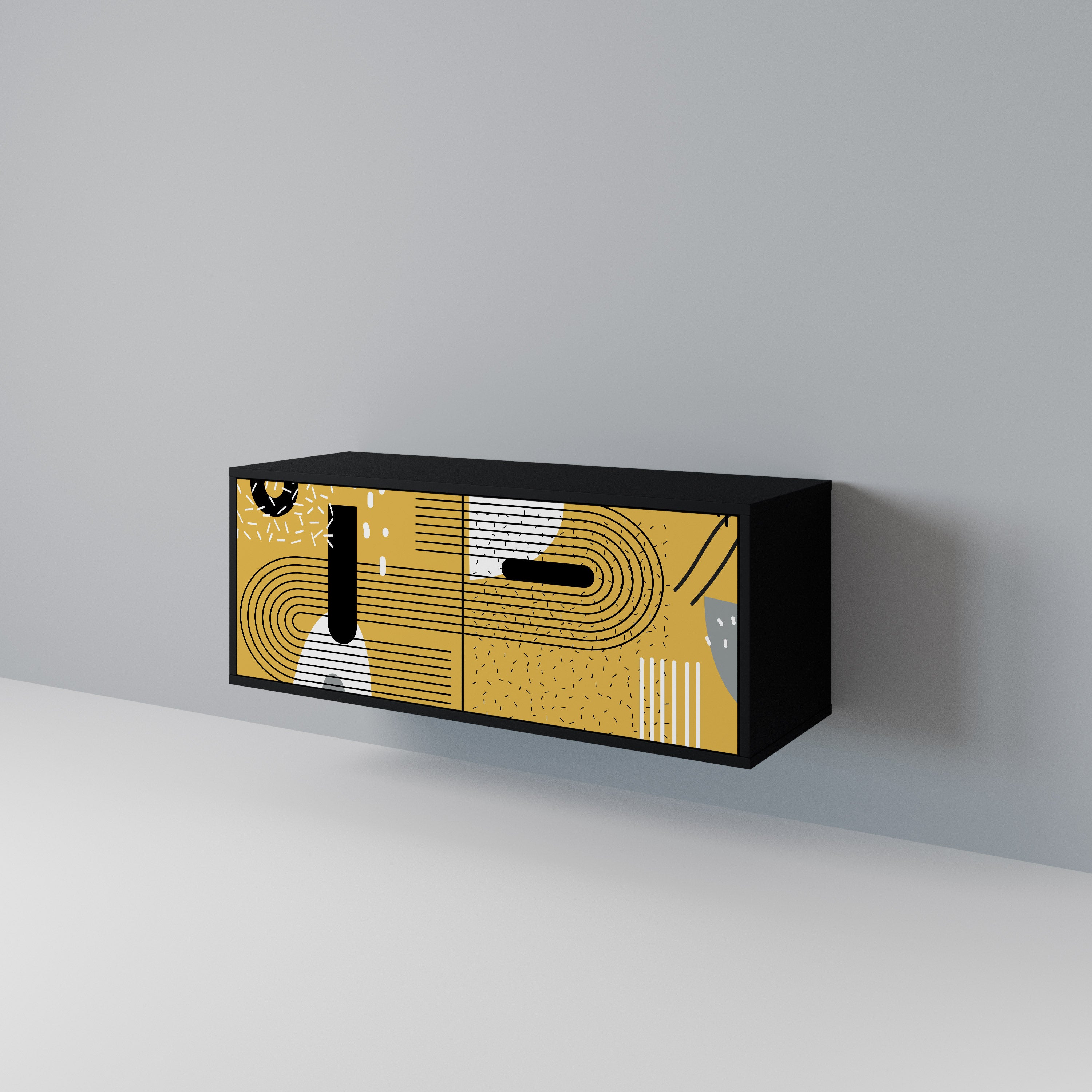 SHAPESHIFT SYMPHONY Kompaktní dvoudveřový TV stolek