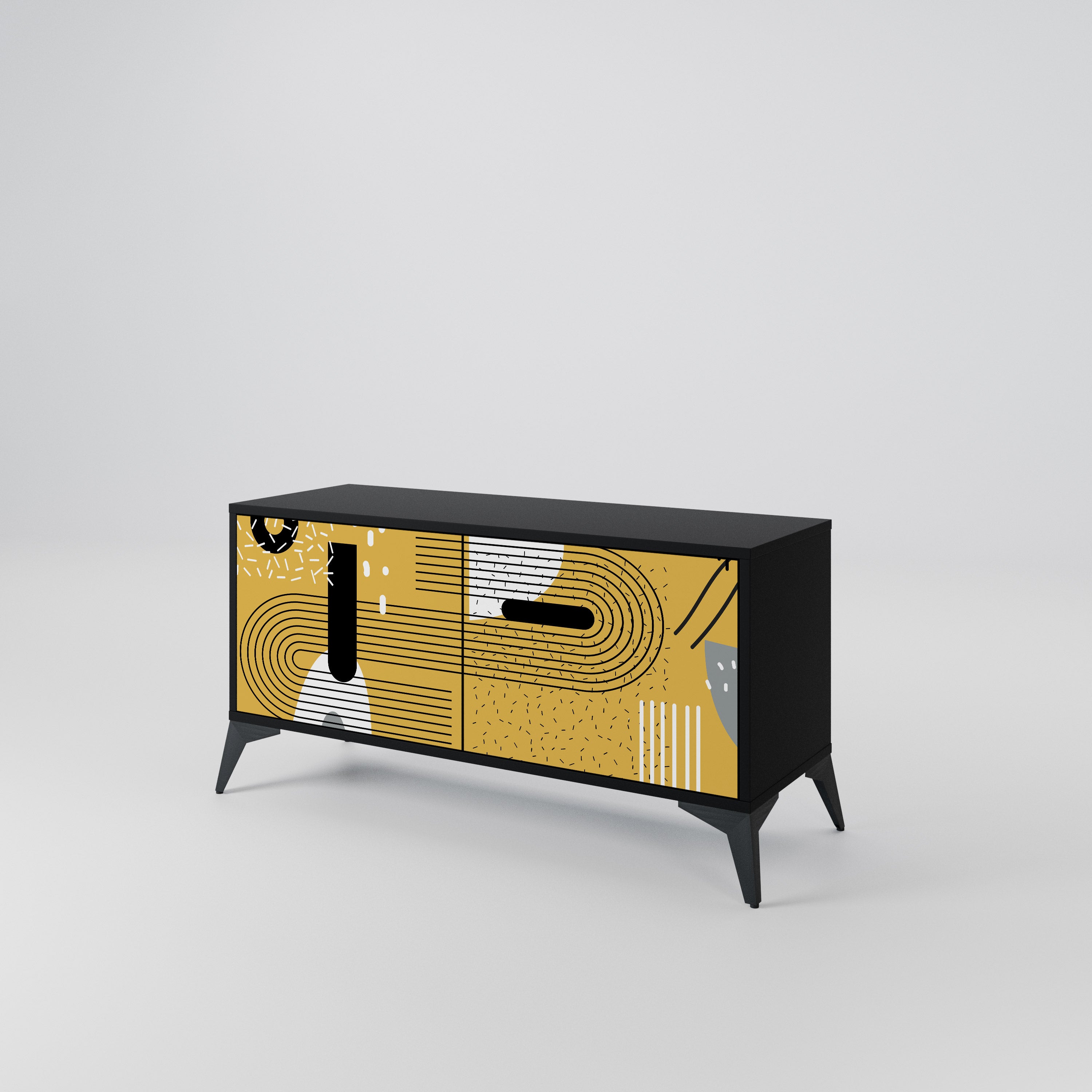 SHAPESHIFT SYMPHONY Kompaktní dvoudveřový TV stolek