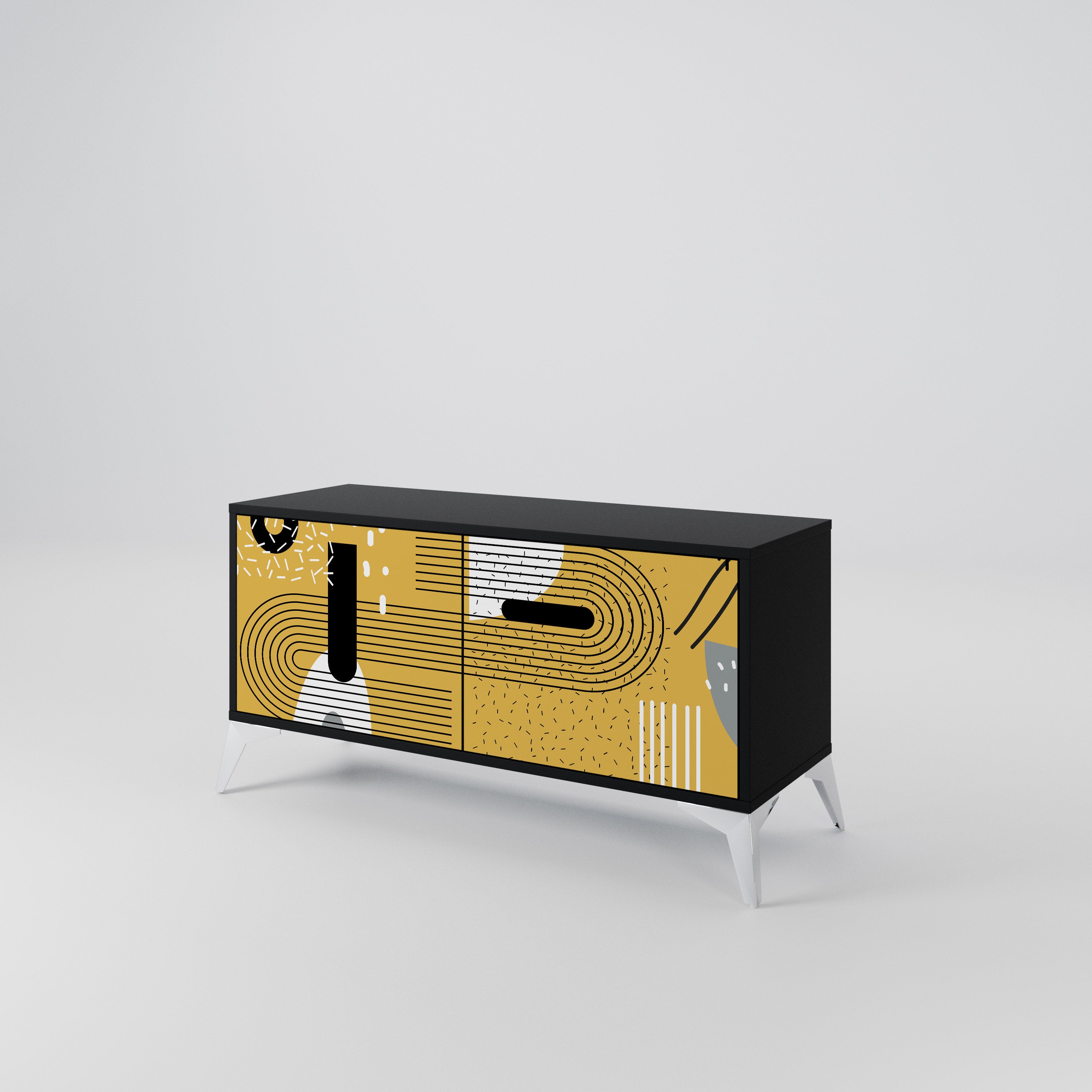 SHAPESHIFT SYMPHONY Kompaktní dvoudveřový TV stolek