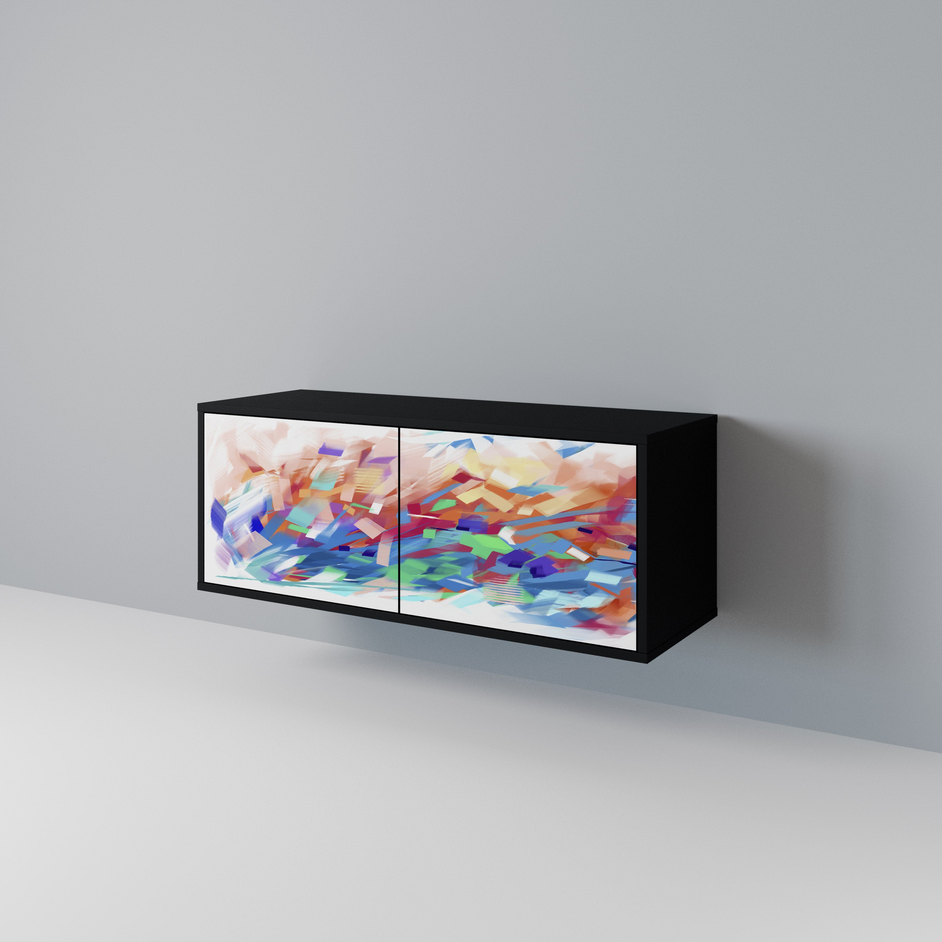 FINESSE MASH-UP Kompaktní dvoudveřový TV stolek