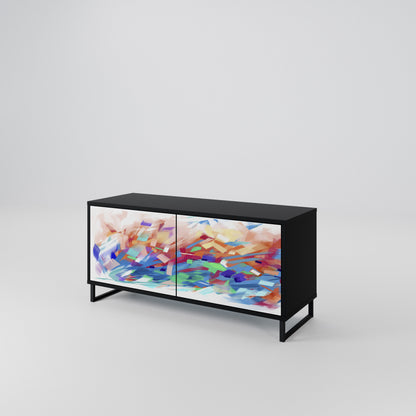 FINESSE MASH-UP Kompaktní dvoudveřový TV stolek