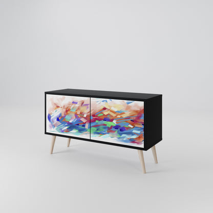 FINESSE MASH-UP Kompaktní dvoudveřový TV stolek