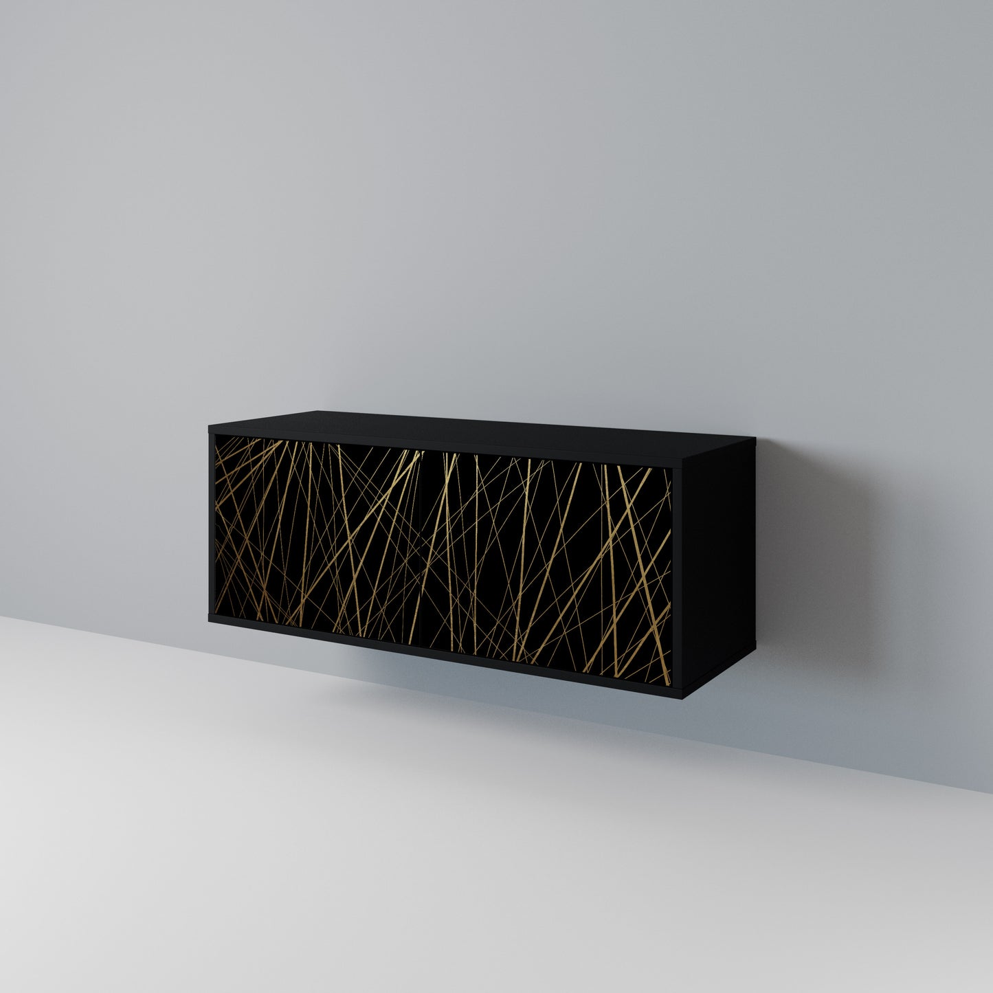 BRIGHT MESH Kompaktní dvoudveřový TV stolek