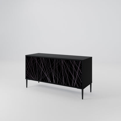 SHIMMER SPIDERGRAM Kompaktní dvoudveřový TV stolek