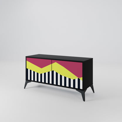 PIANO FANTASY Kompaktní dvoudveřový TV stolek