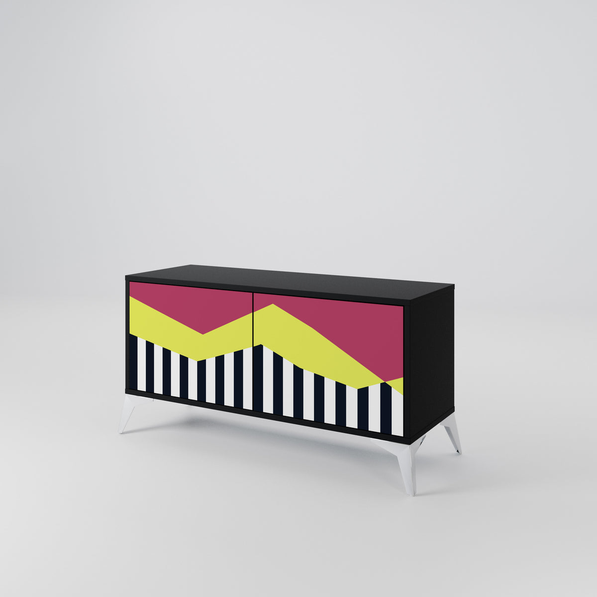 PIANO FANTASY Kompaktní dvoudveřový TV stolek