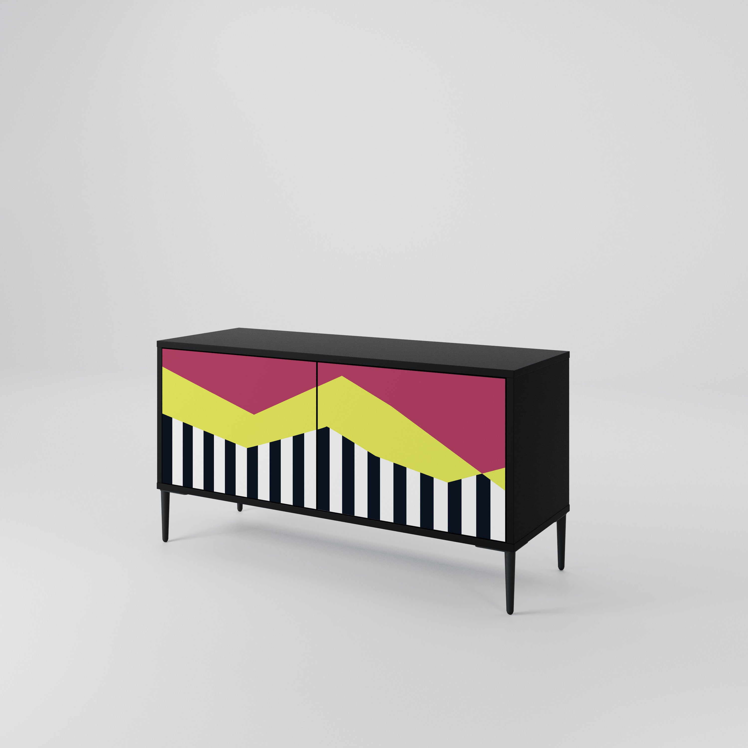 PIANO FANTASY Kompaktní dvoudveřový TV stolek