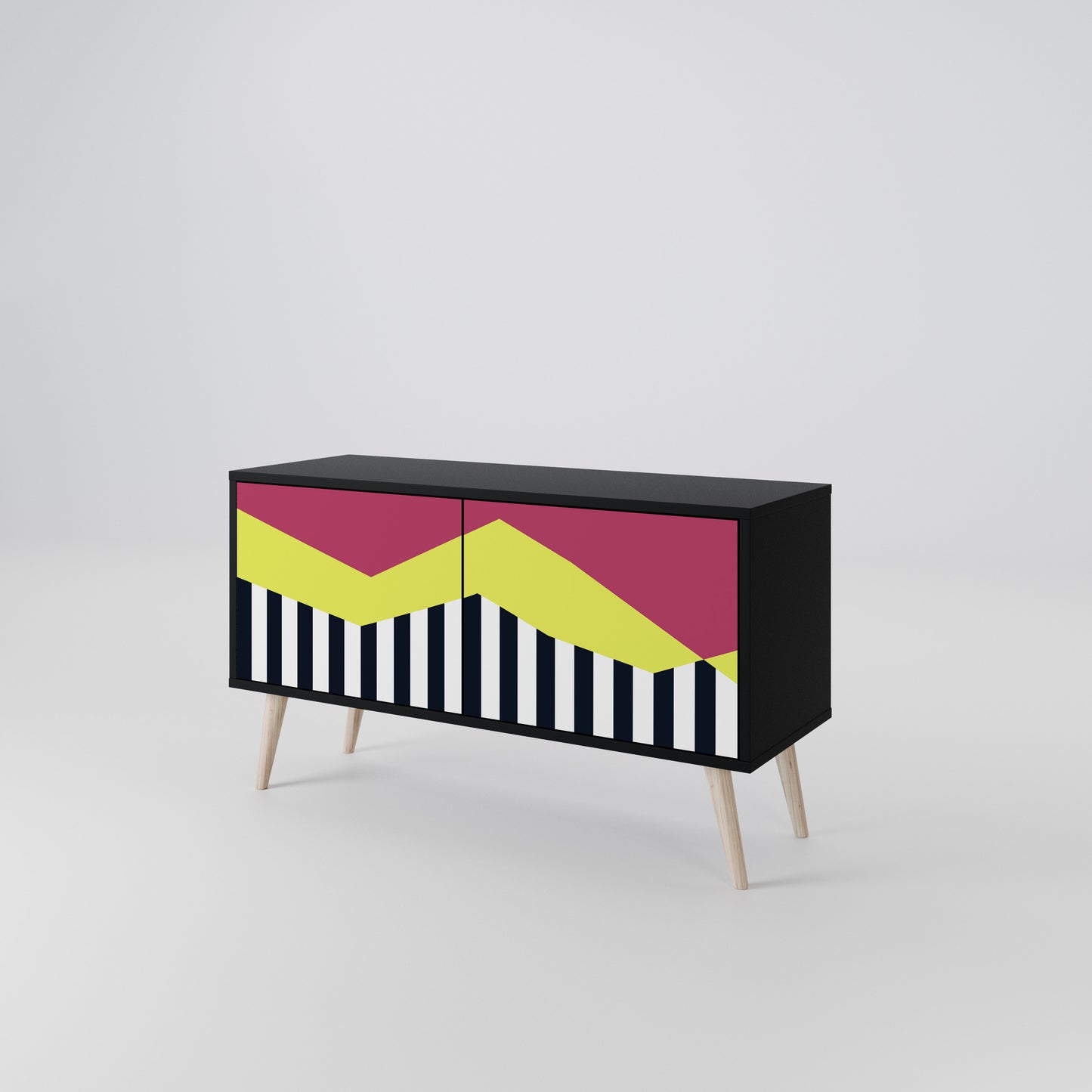PIANO FANTASY Kompaktní dvoudveřový TV stolek
