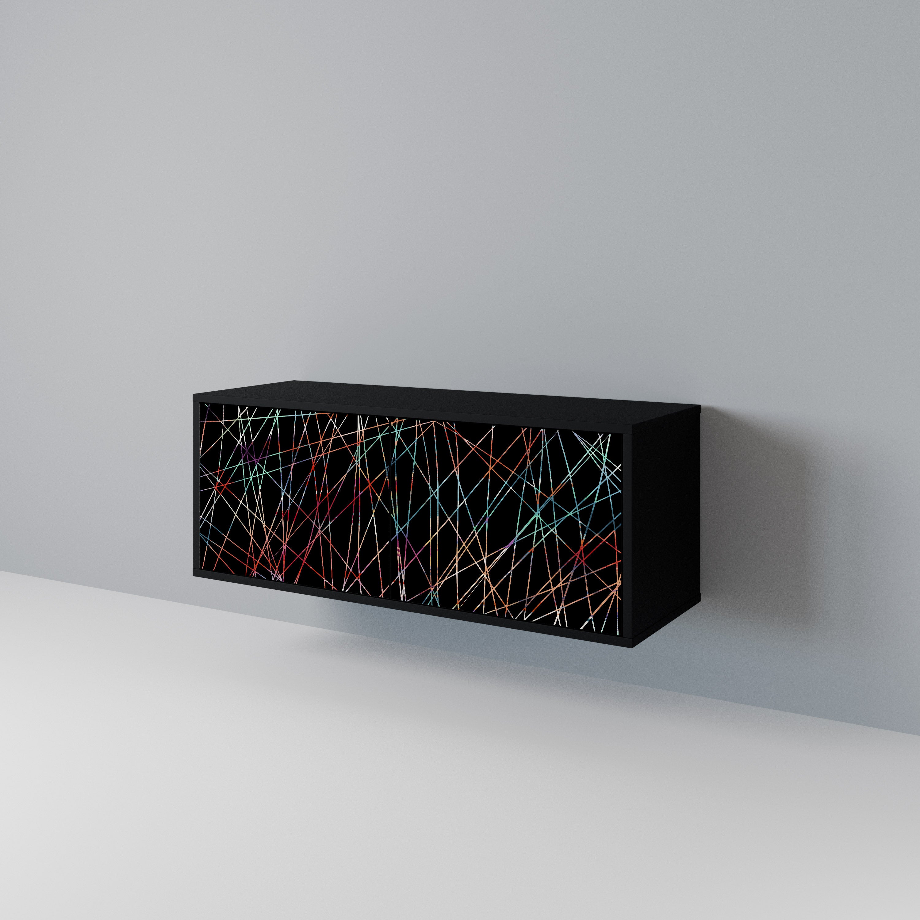 LUMINOUS SNARE Kompaktní dvoudveřový TV stolek