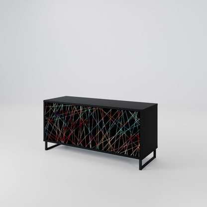 LUMINOUS SNARE Kompaktní dvoudveřový TV stolek