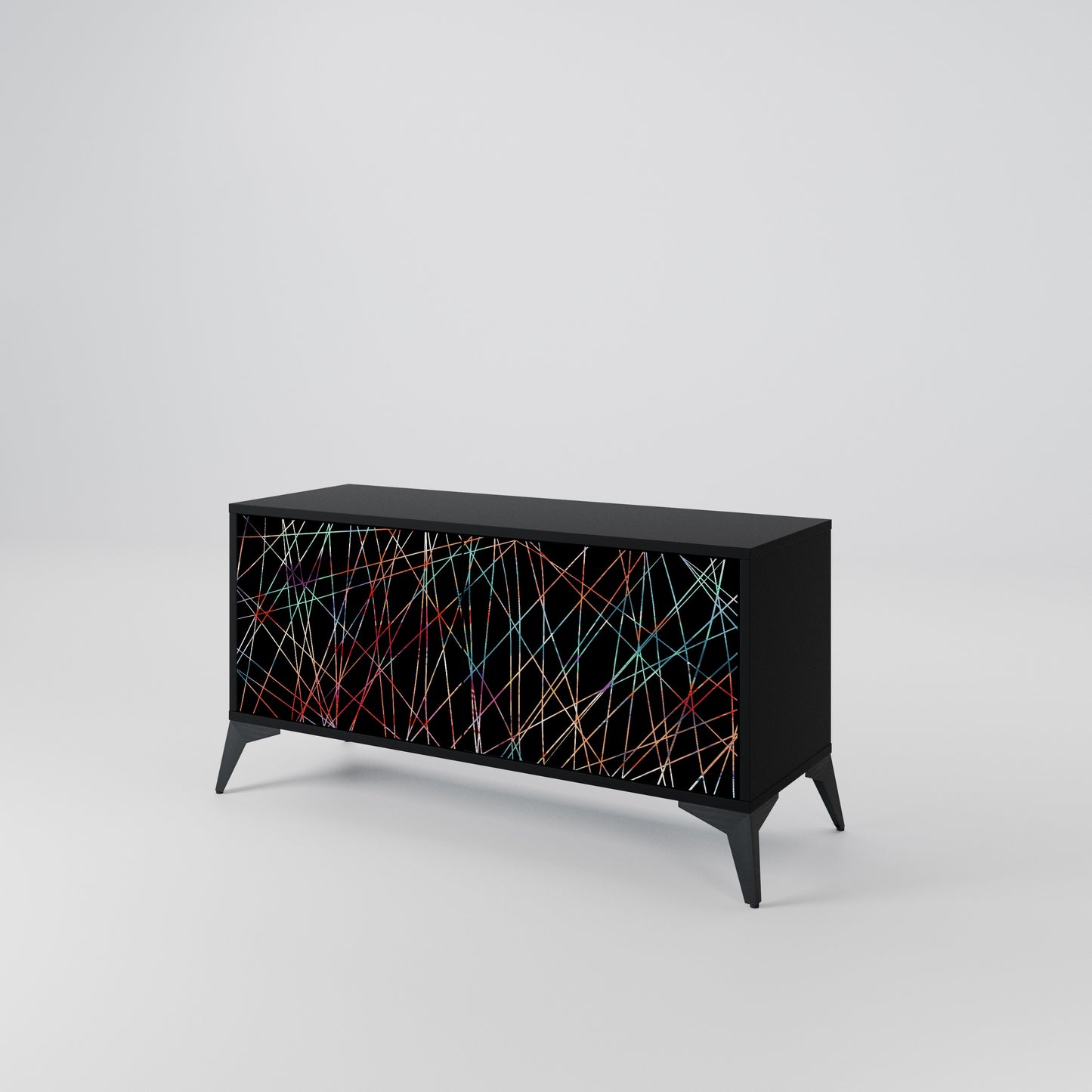 LUMINOUS SNARE Kompaktní dvoudveřový TV stolek
