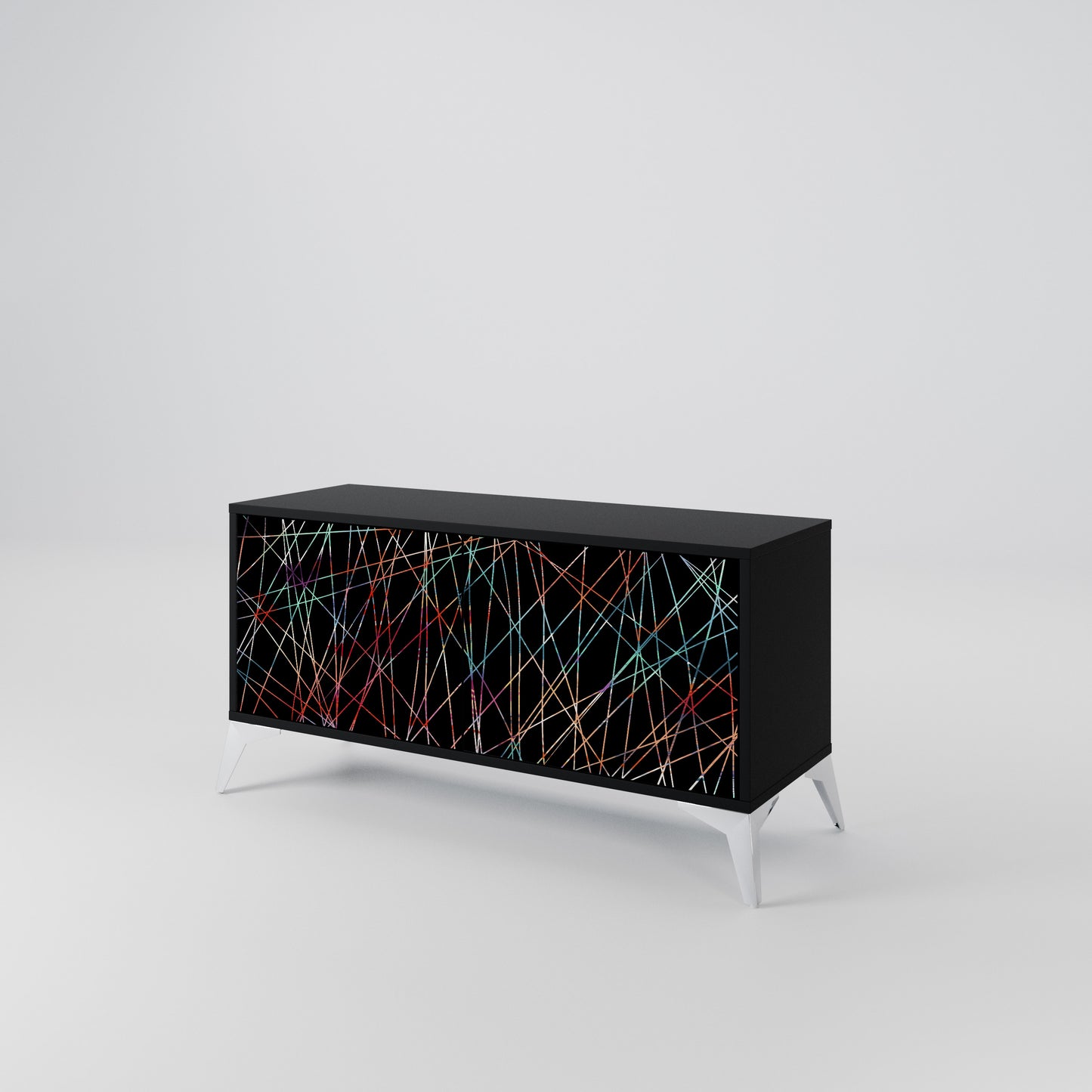 LUMINOUS SNARE Kompaktní dvoudveřový TV stolek
