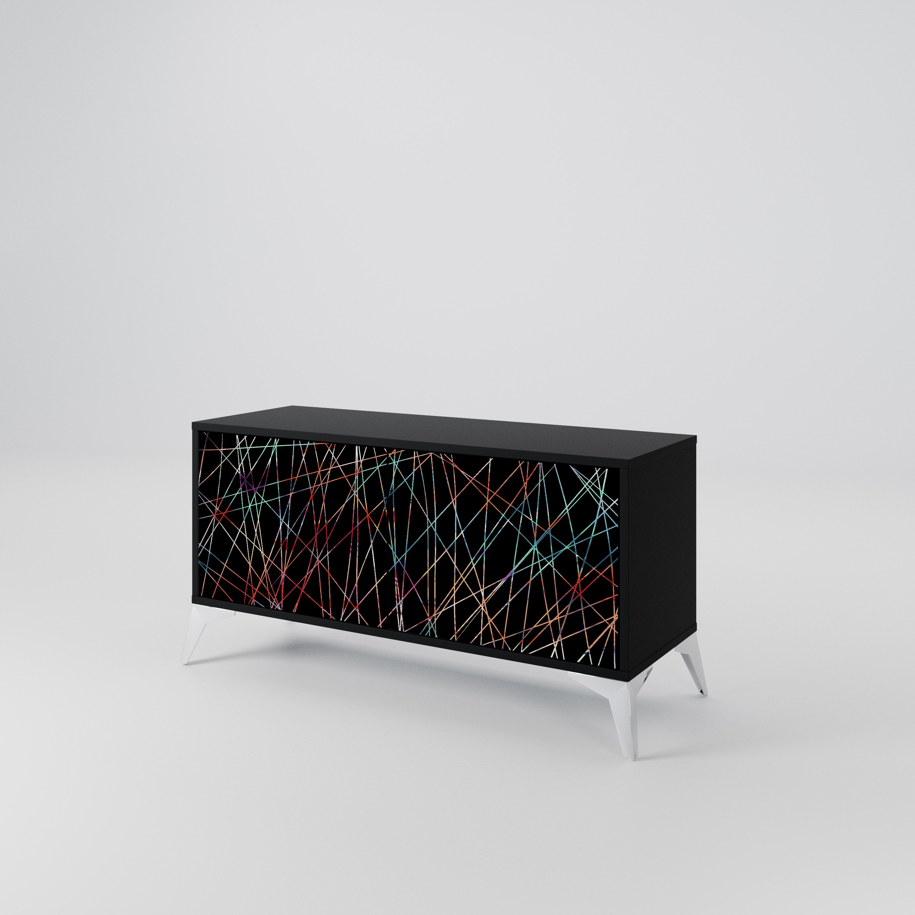 LUMINOUS SNARE Kompaktní dvoudveřový TV stolek