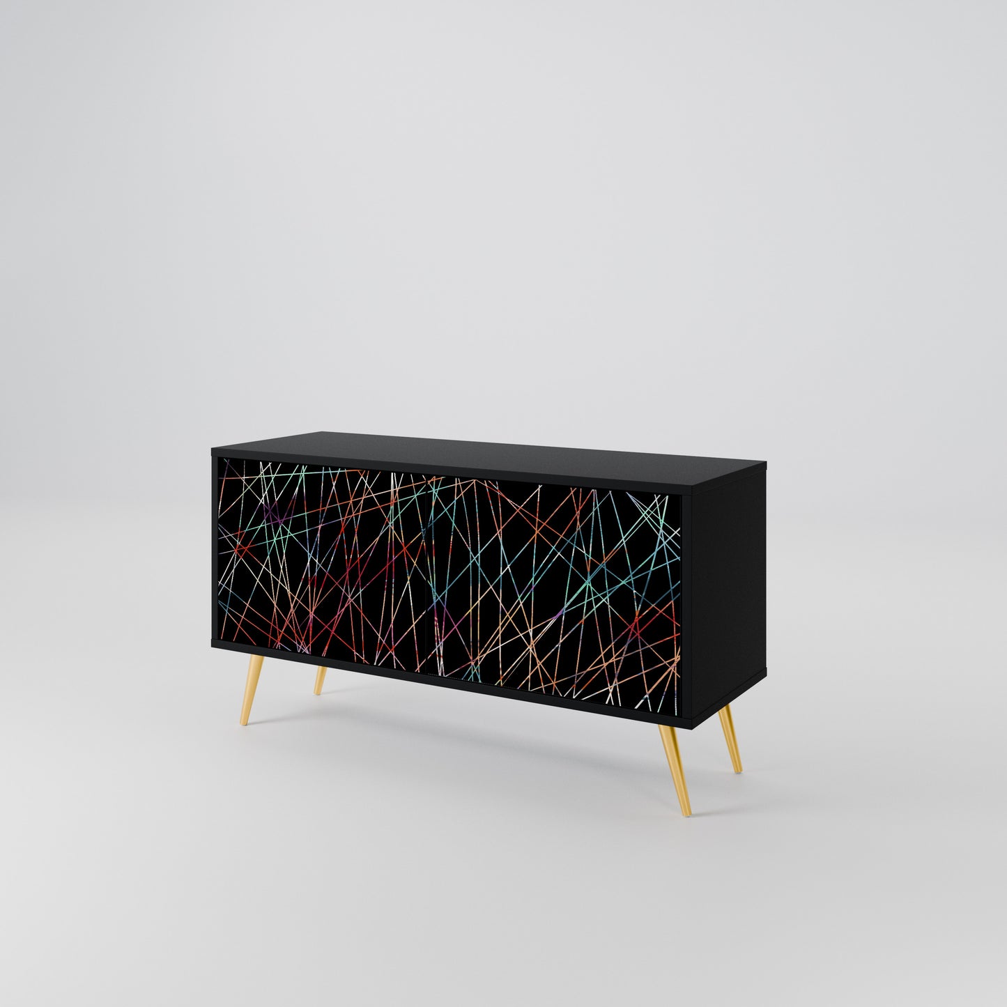 LUMINOUS SNARE Kompaktní dvoudveřový TV stolek