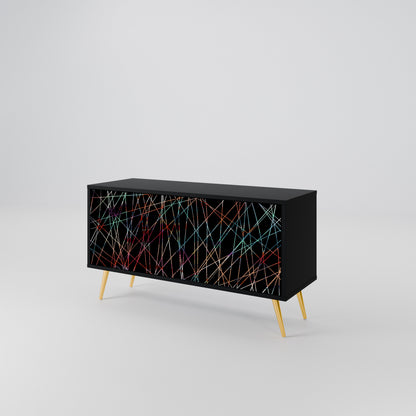 LUMINOUS SNARE Kompaktní dvoudveřový TV stolek