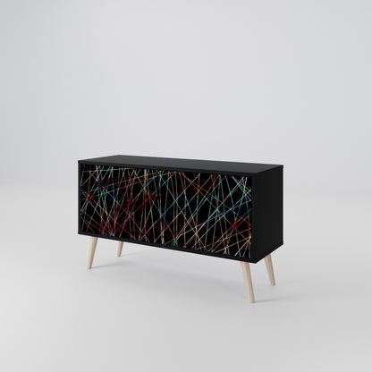 LUMINOUS SNARE Kompaktní dvoudveřový TV stolek