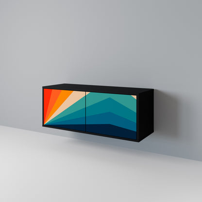 PRISM CONCUSSION Kompaktní dvoudveřový TV stolek