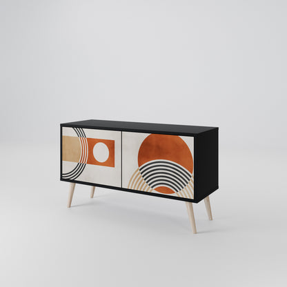 SPACE AROUND Kompaktní dvoudveřový TV stolek