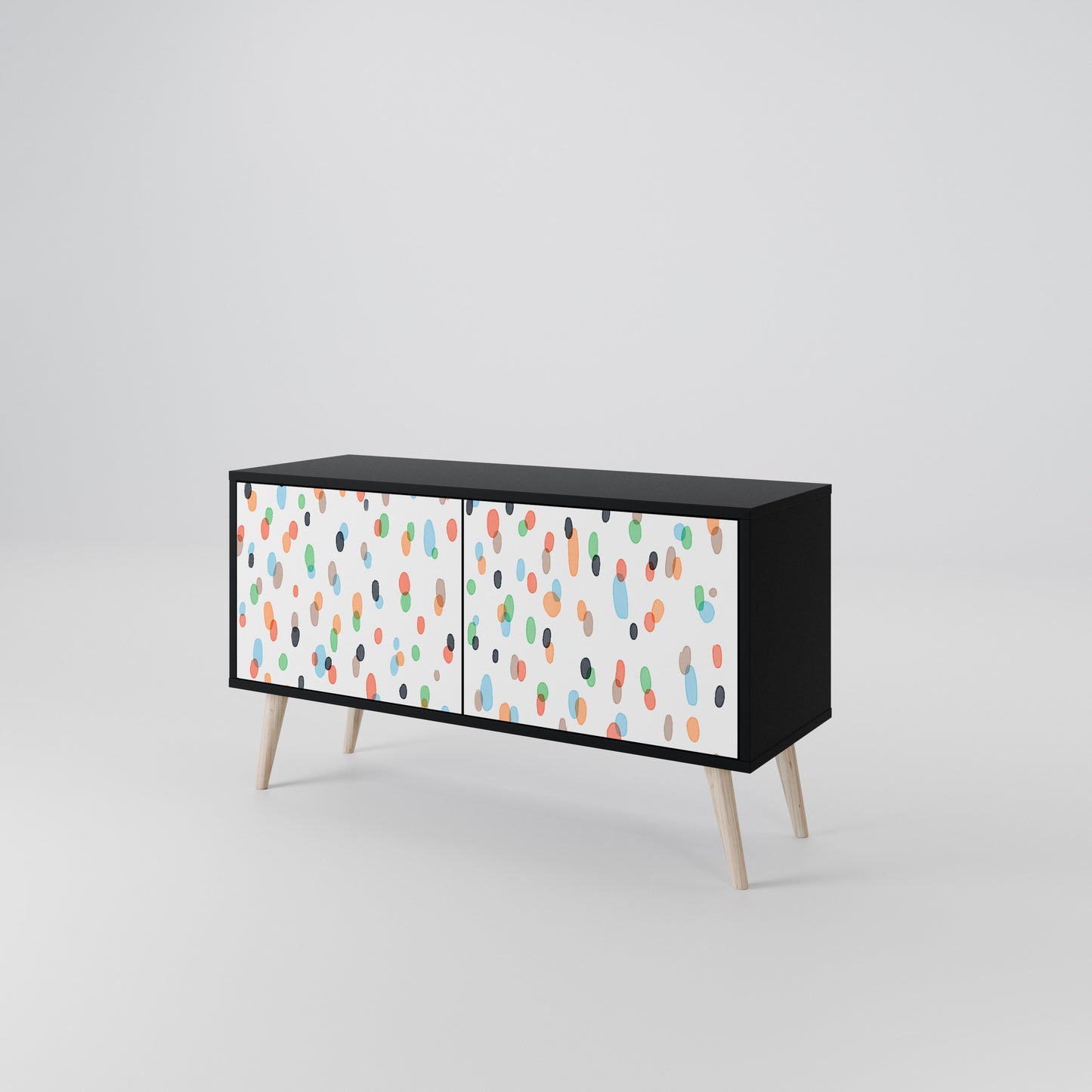 ENERGETIC SPOTS Kompaktní dvoudveřový TV stolek