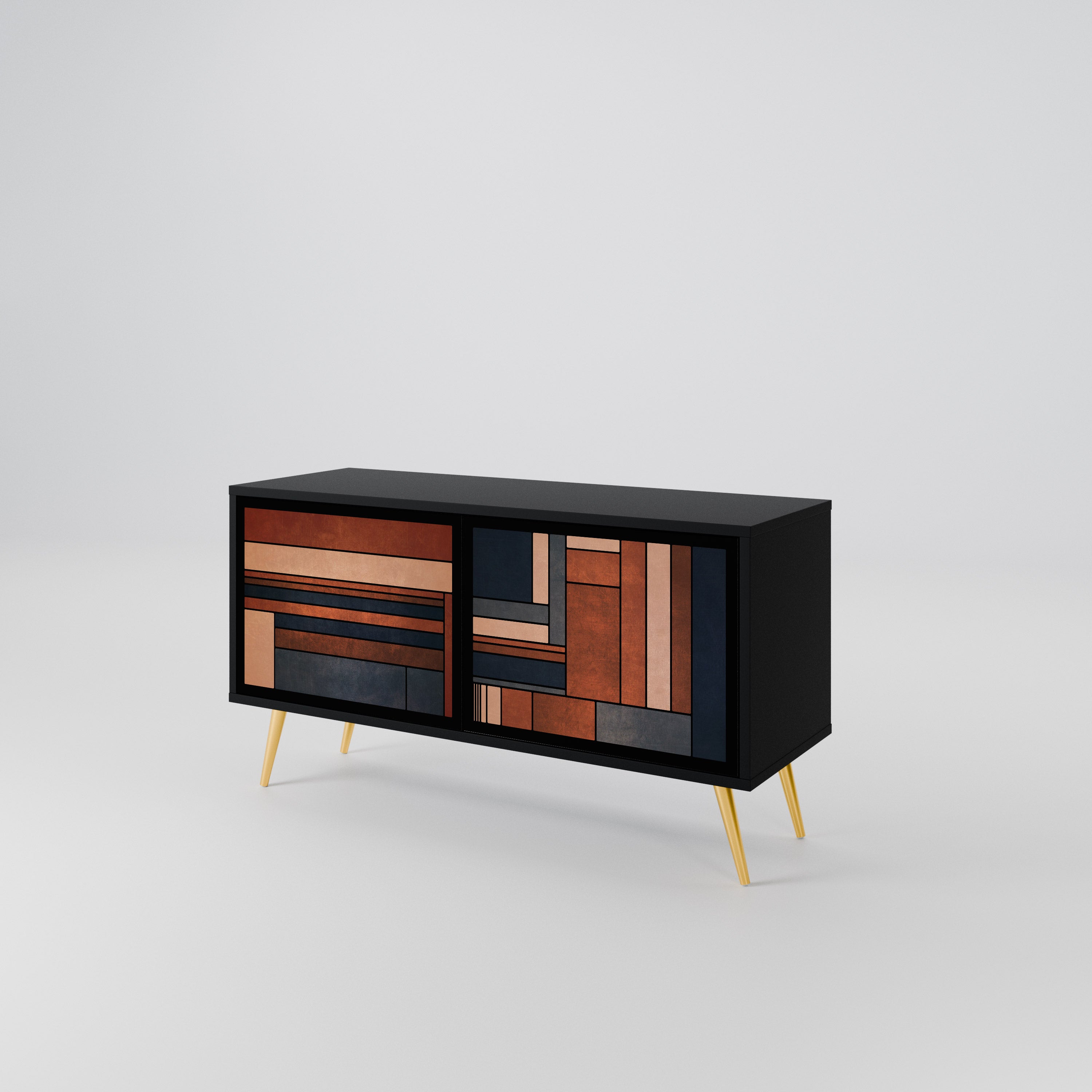 INTREPID FORMATION Compact 2-Door TV Cabinet