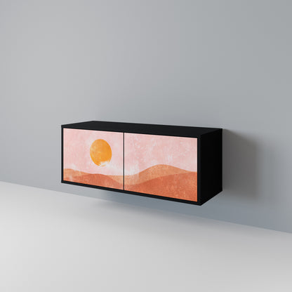 LUMINOUS SUNLIGHT Kompaktní dvoudveřový TV stolek