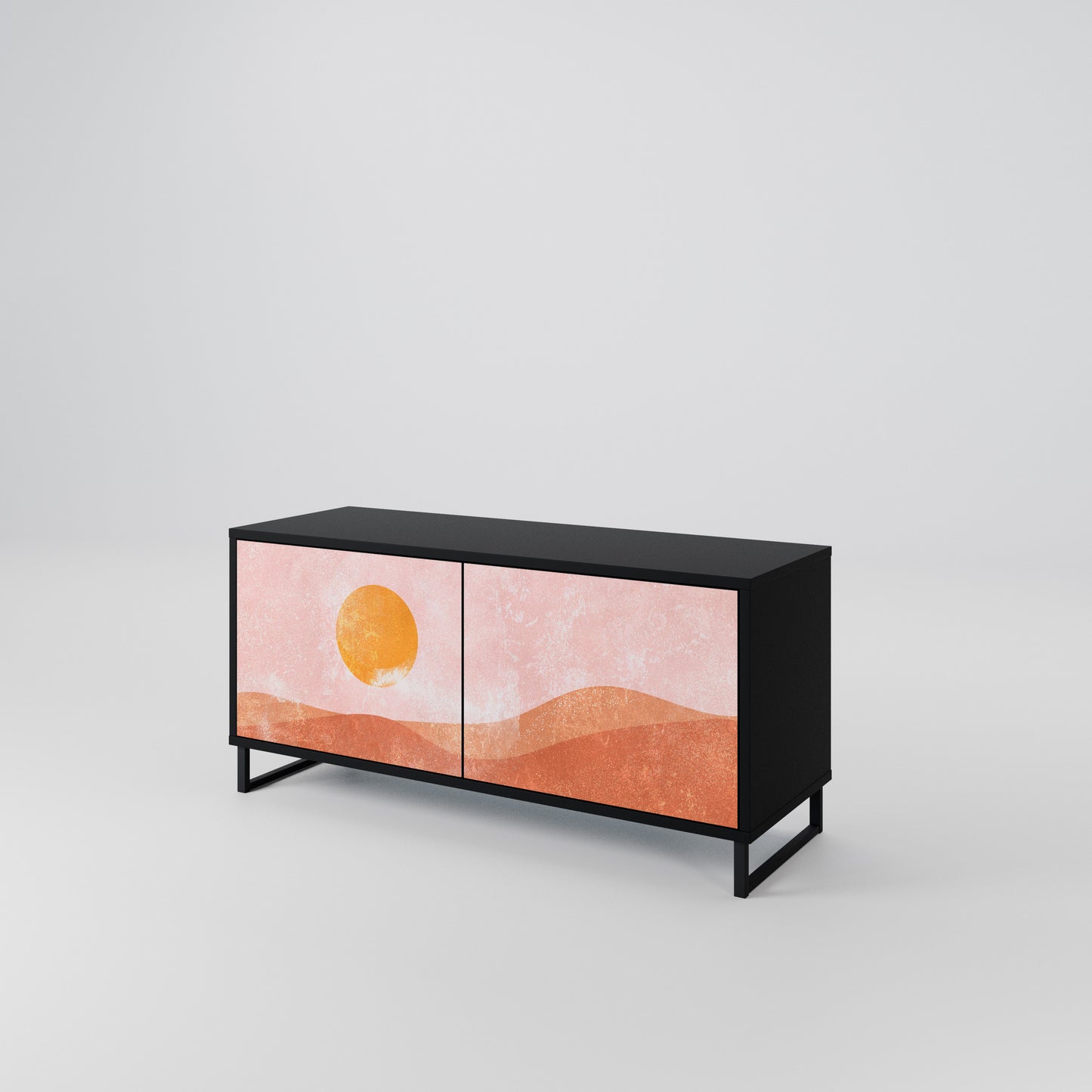 LUMINOUS SUNLIGHT Kompaktní dvoudveřový TV stolek