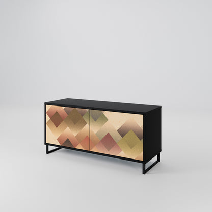 GEOMETRIC FUSION Kompaktní dvoudveřový TV stolek