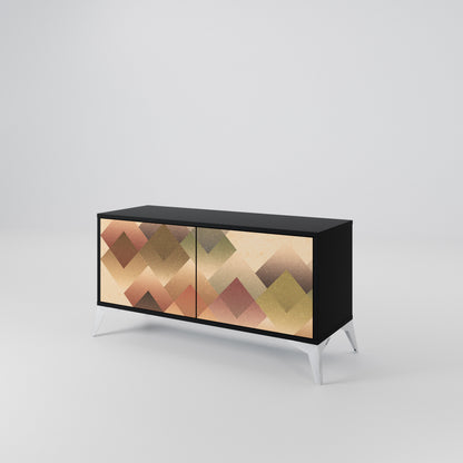 GEOMETRIC FUSION Kompaktní dvoudveřový TV stolek