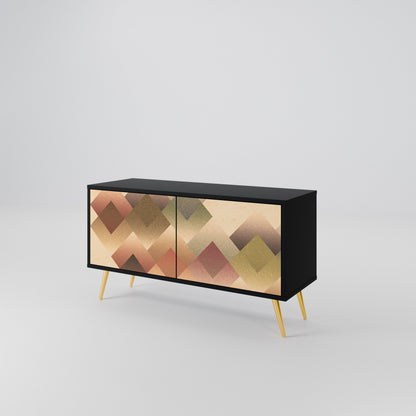 GEOMETRIC FUSION Kompaktní dvoudveřový TV stolek