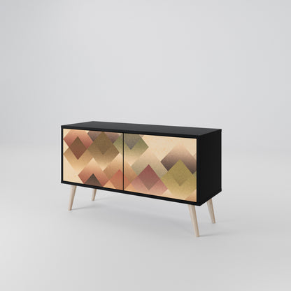 GEOMETRIC FUSION Kompaktní dvoudveřový TV stolek