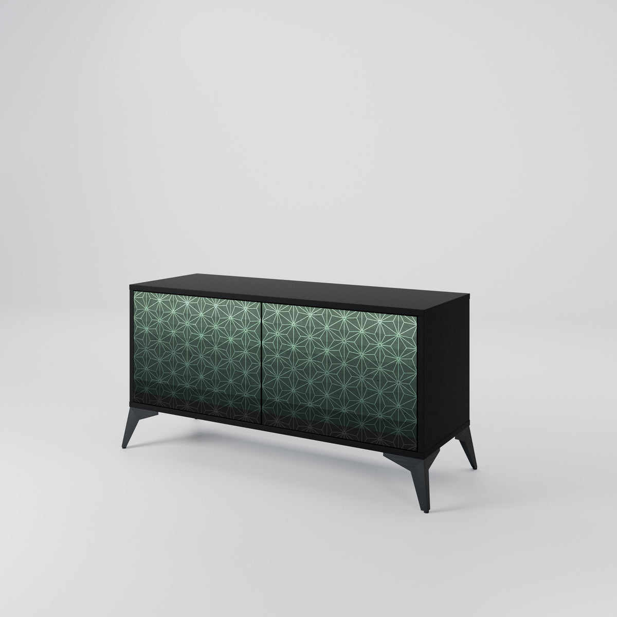 ORNAMENTAL GLIMMER Kompaktní dvoudveřový TV stolek