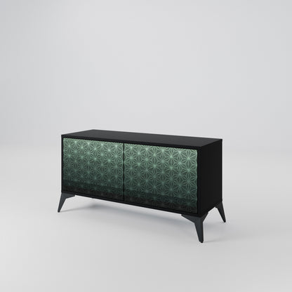 ORNAMENTAL GLIMMER Kompaktní dvoudveřový TV stolek