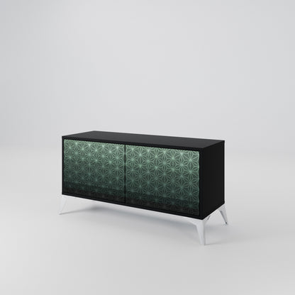 ORNAMENTAL GLIMMER Kompaktní dvoudveřový TV stolek