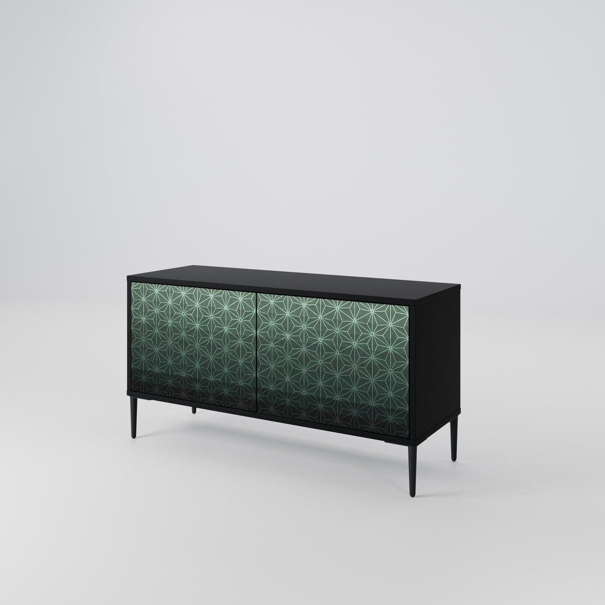 ORNAMENTAL GLIMMER Kompaktní dvoudveřový TV stolek