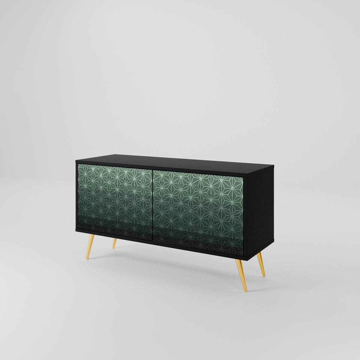 ORNAMENTAL GLIMMER Kompaktní dvoudveřový TV stolek