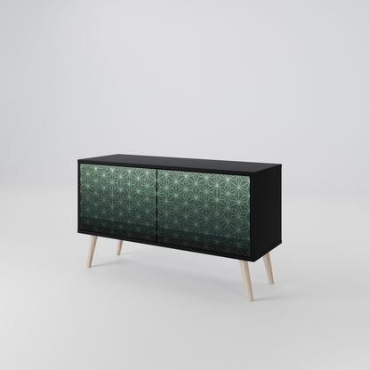 ORNAMENTAL GLIMMER Kompaktní dvoudveřový TV stolek