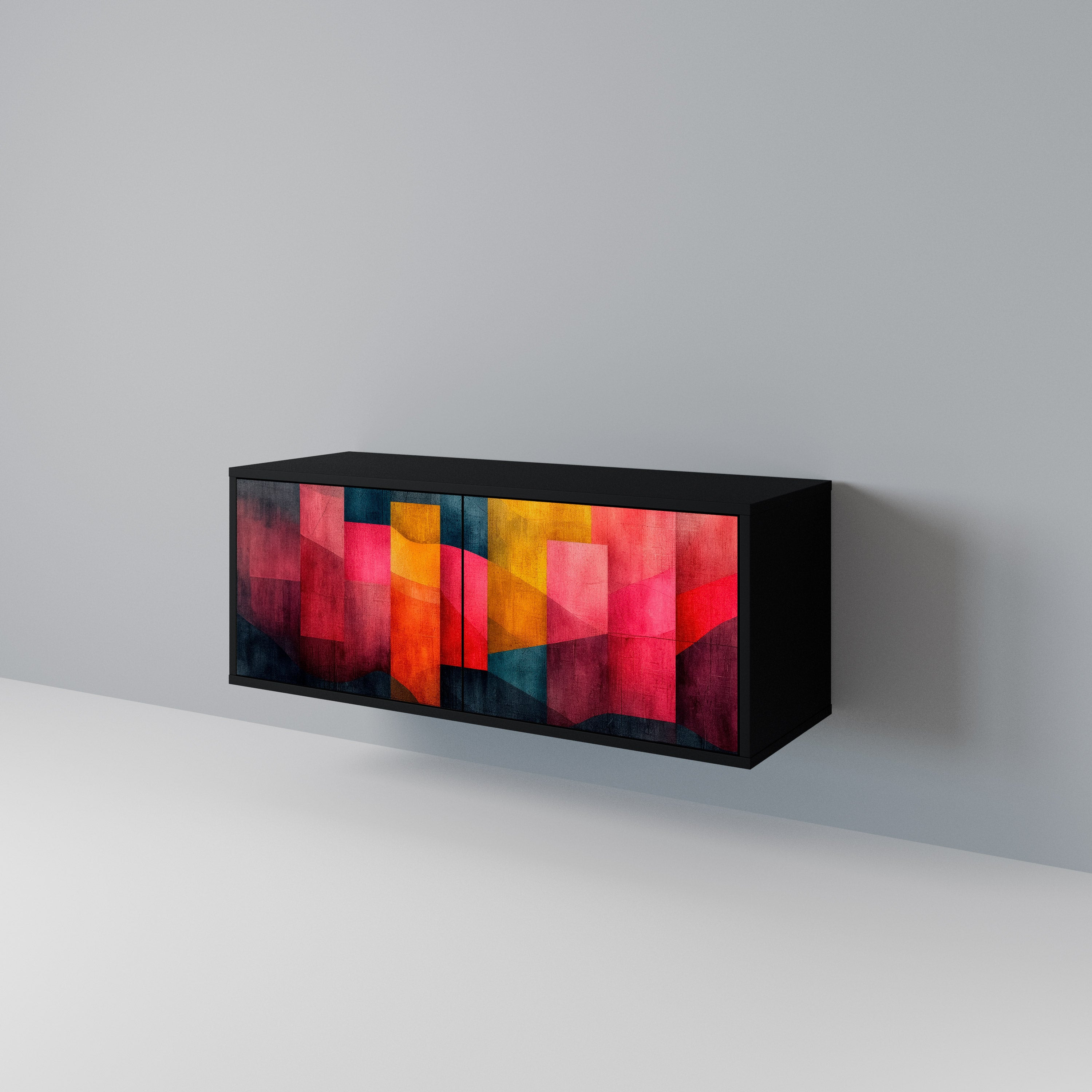 COLORFUL SOUNDS Compact 2-Door TV Cabinet