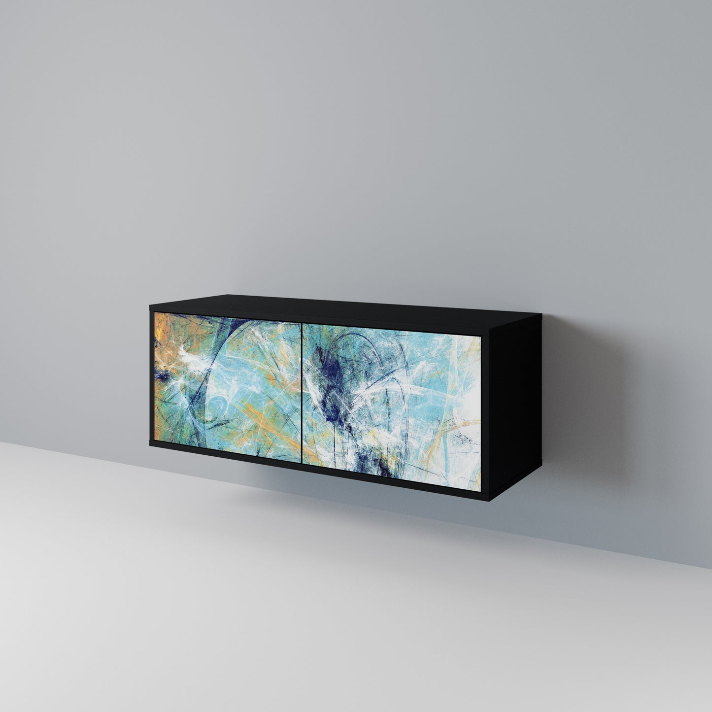 ABSTRACT THOUGHTS Kompaktní dvoudveřový TV stolek