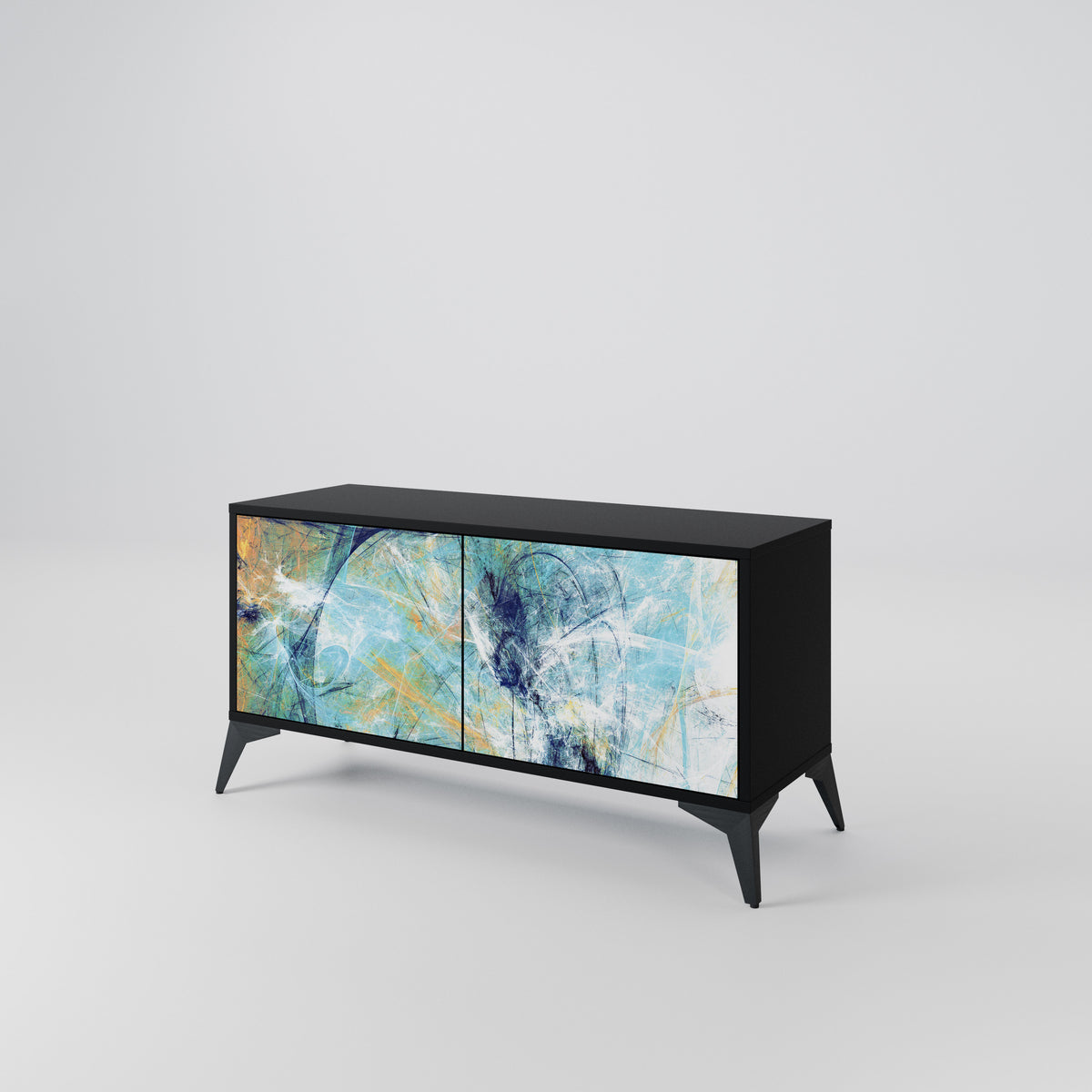 ABSTRACT THOUGHTS Kompaktní dvoudveřový TV stolek