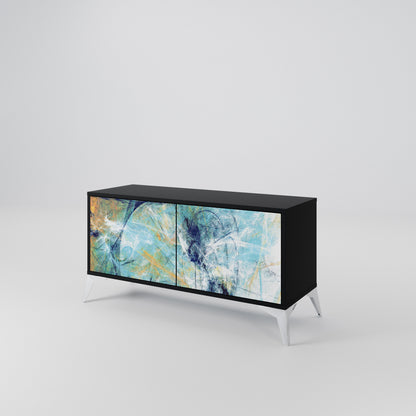 ABSTRACT THOUGHTS Kompaktní dvoudveřový TV stolek