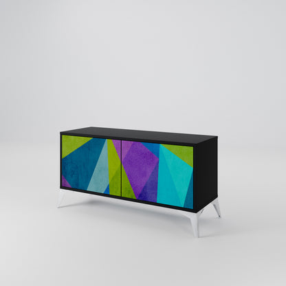 COLD SHOWCASE Kompaktní dvoudveřový TV stolek