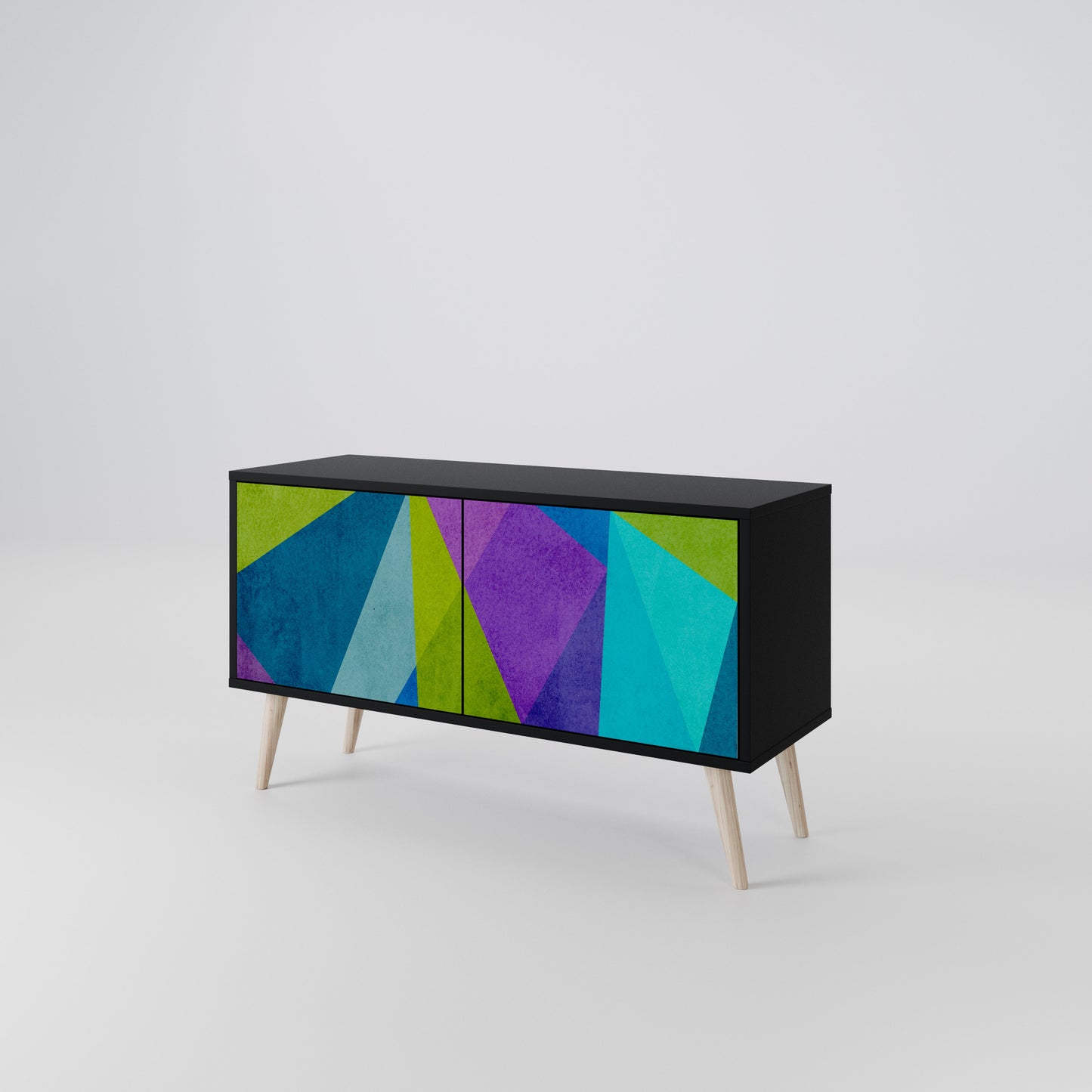COLD SHOWCASE Kompaktní dvoudveřový TV stolek