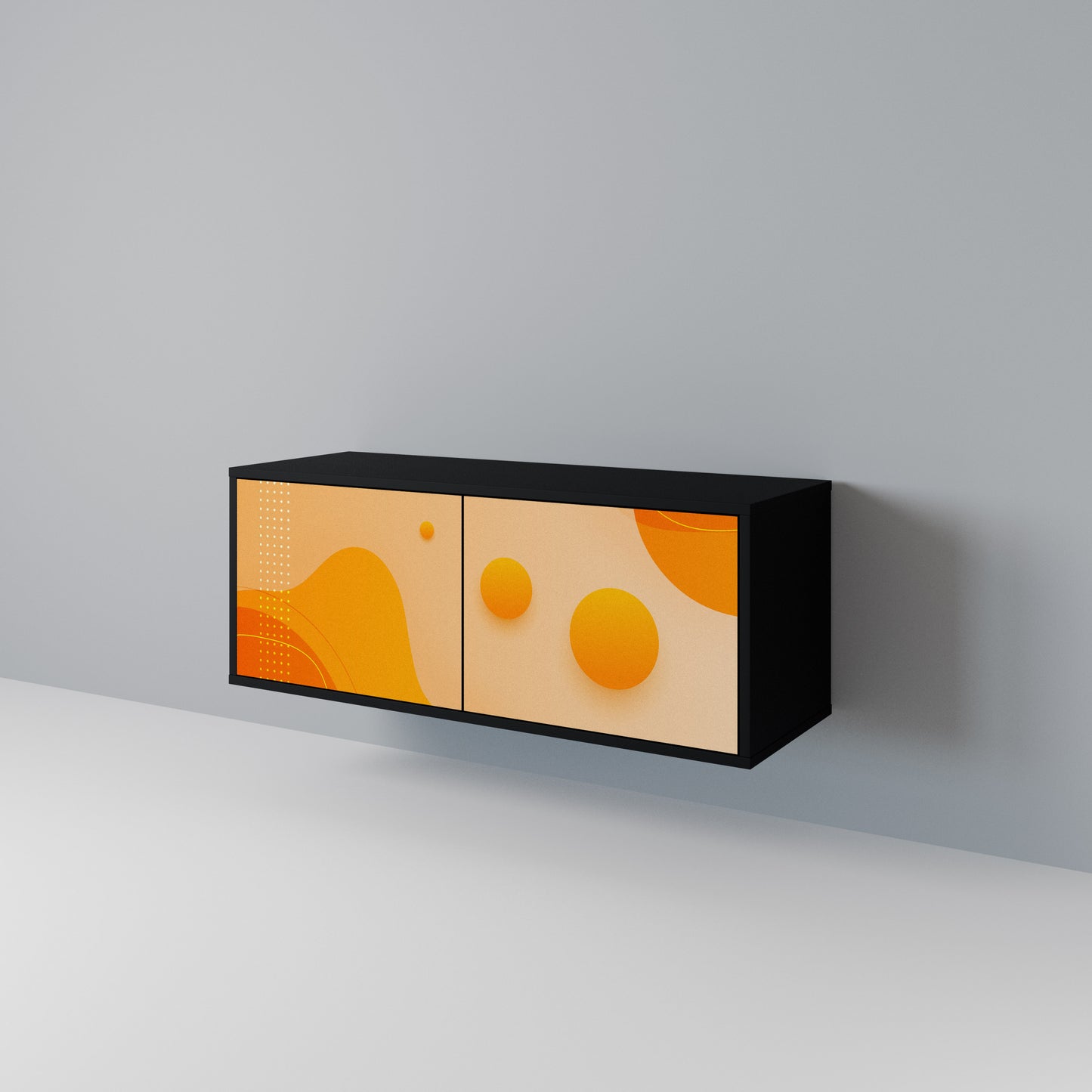 ORANGE ARRANGEMENT Kompaktní dvoudveřový TV stolek