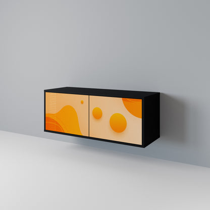 ORANGE ARRANGEMENT Kompaktní dvoudveřový TV stolek