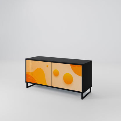 ORANGE ARRANGEMENT Kompaktní dvoudveřový TV stolek
