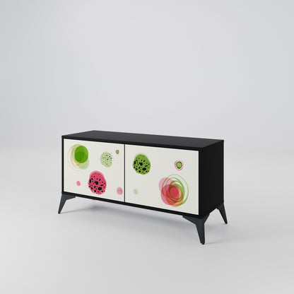 COLORFUL COSMOS Kompaktní dvoudveřový TV stolek